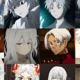 beyaz saçlı anime karakterleri
