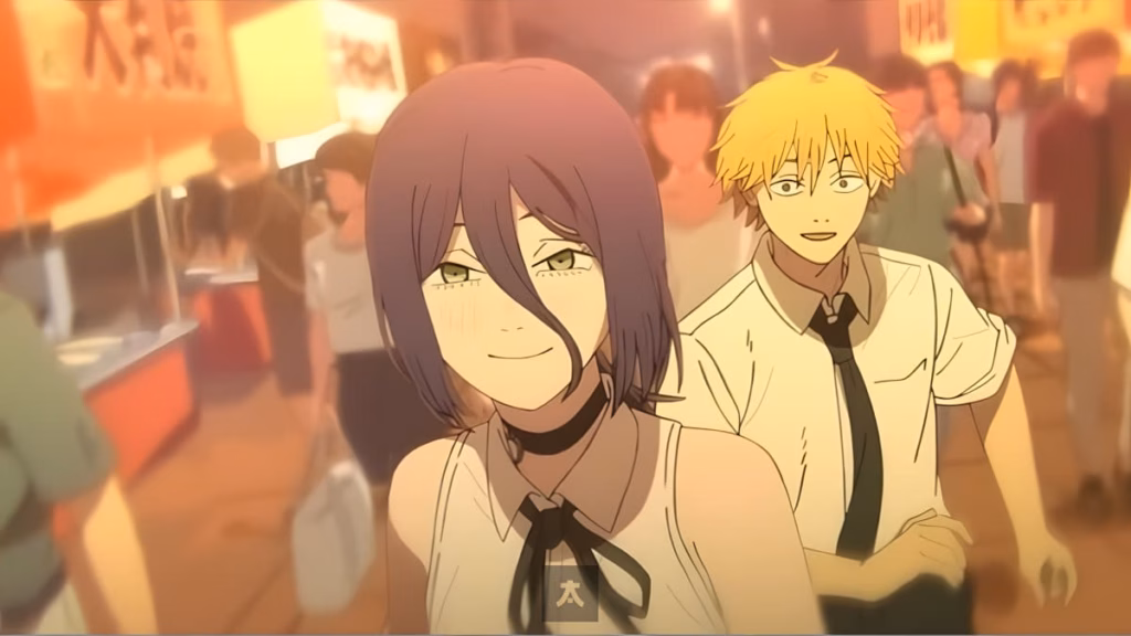 chainsaw man reze arc gise Animelerden standard 4x Animelerden