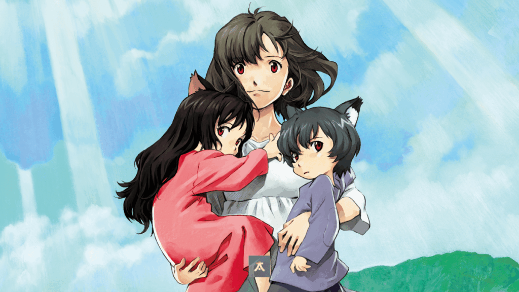 duygusal animeler Wolf Children min Animelerden