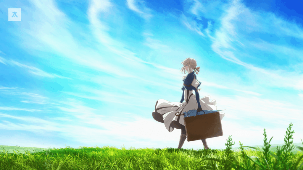 kisa anime Violet Evergarden min Animelerden