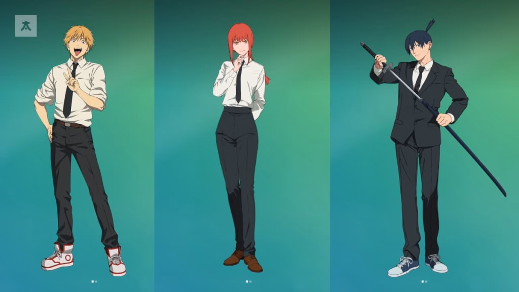 chainsaw man fortnite is birligi Animelerden