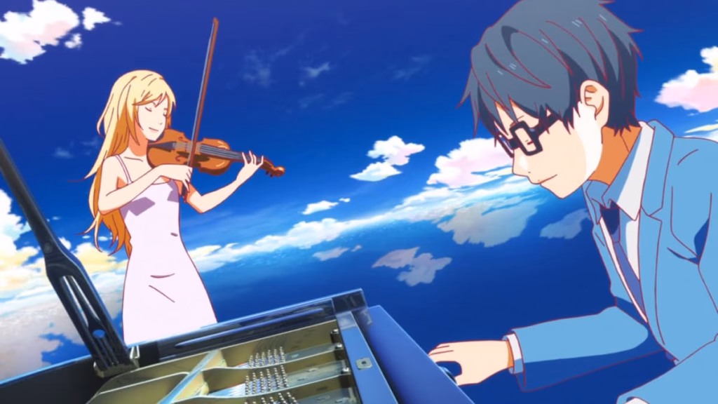 mrbeastin izledigi animeler lie in april Animelerden