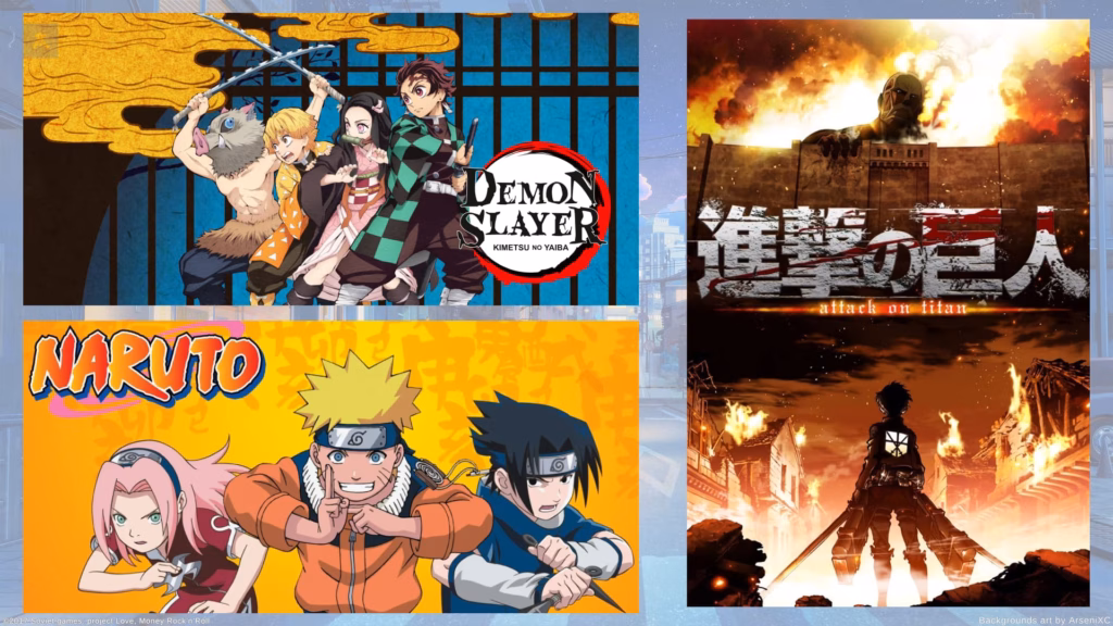 anime turleri neler aksiyon Animelerden