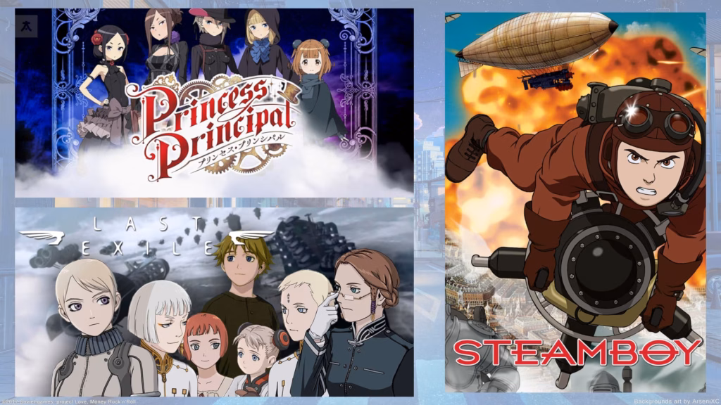 anime turleri neler stemapunk Animelerden