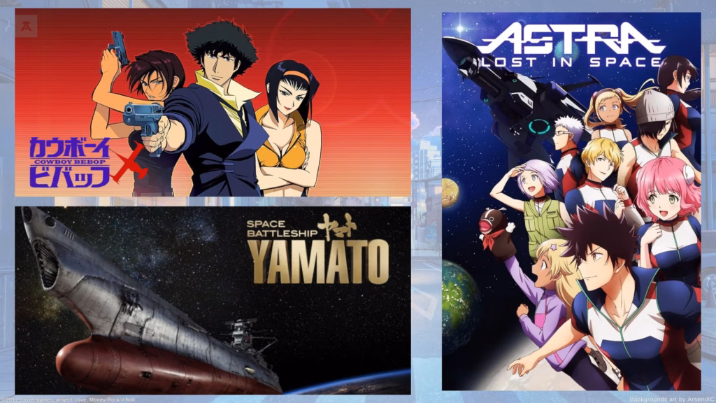 anime turleri neler uzay Animelerden