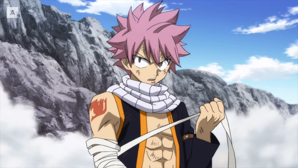pembe sacli anime karakterleri Natsu Animelerden