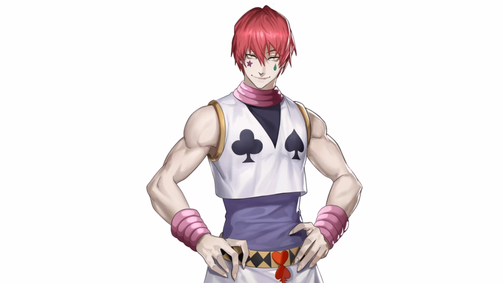 pembe sacli anime karakterleri hisoka Animelerden