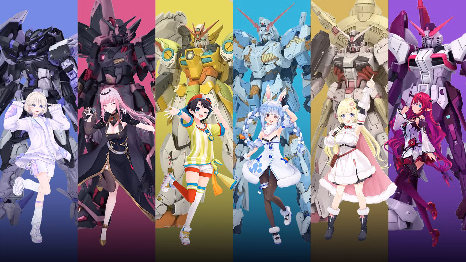 Hololive x Gundam iş birliği yeni tasarımlarla genişliyor