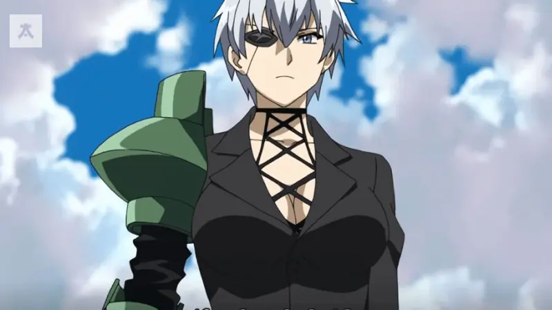 beyaz sacli min Animelerden