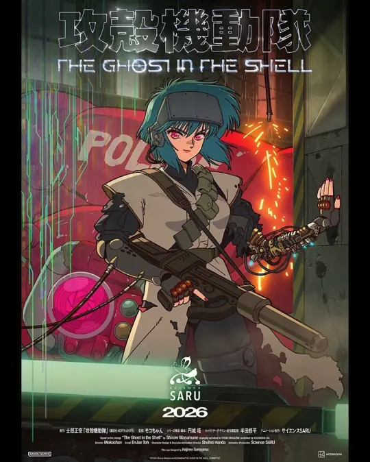 ghost in the shell min Animelerden