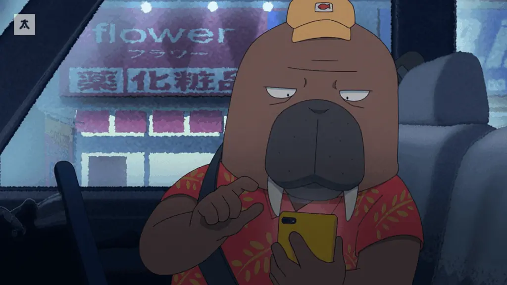 kisa anime Odd Taxi min Animelerden