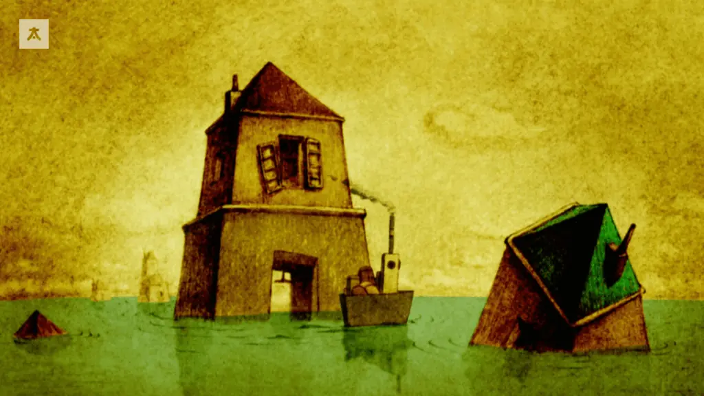kisa anime The House of Small Cubes min Animelerden